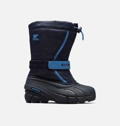 Sorel Flurry Boots UK - Kids Boots Navy (UK4592170)